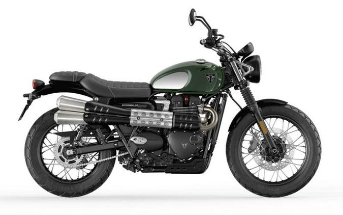 2023 Triumph Scrambler 900 Chrome Edition Brooklands Green