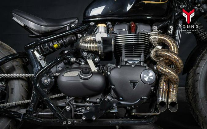 2025 Triumph Bonneville Bobber TFC Phantom Black/Marble Gold