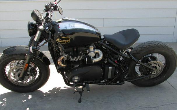 2025 Triumph Bonneville Bobber TFC Phantom Black/Marble Gold
