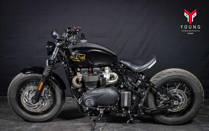2025 Triumph Bonneville Bobber TFC Phantom Black/Marble Gold