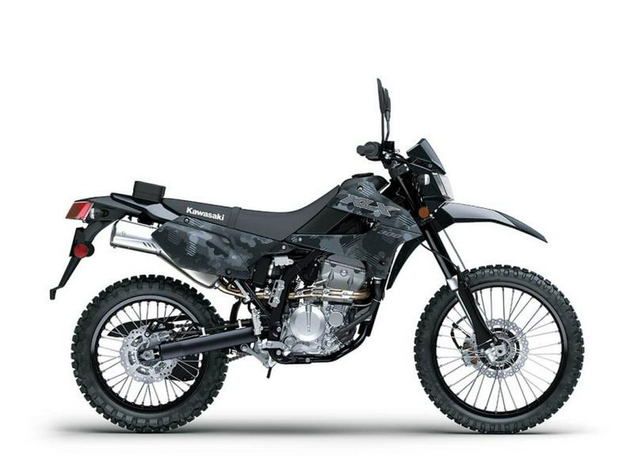 2023 Kawasaki KLX®300 Fragment Camo Gray