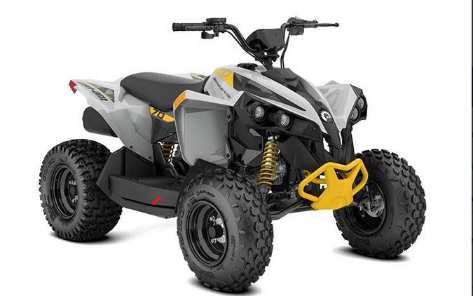 2024 Can-Am Renegade 70 EFI Gray & Yellow / Blue & Black