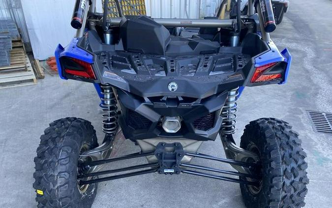 2024 Can-Am® Maverick X3 X rs Turbo RR with Smart-Shox Dazzling Blue & Carbon Black