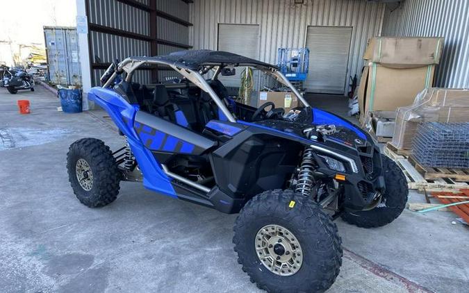 2024 Can-Am® Maverick X3 X rs Turbo RR with Smart-Shox Dazzling Blue & Carbon Black