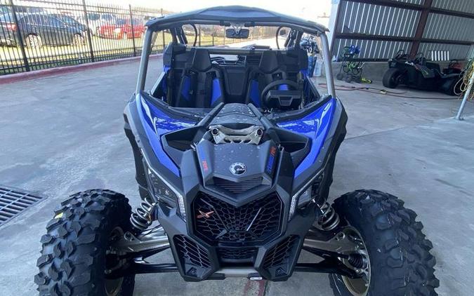 2024 Can-Am® Maverick X3 X rs Turbo RR with Smart-Shox Dazzling Blue & Carbon Black