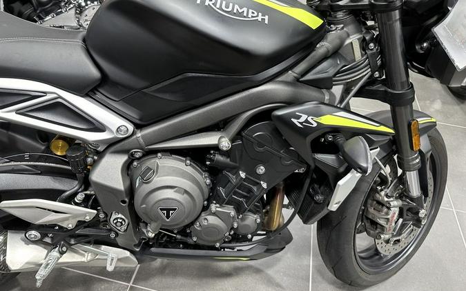 2022 Triumph Street Triple RS Matte Jet Black