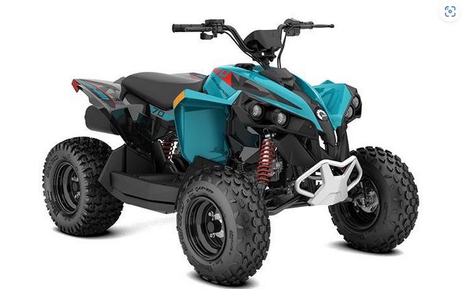 2024 Can-Am Renegade 70 EFI Gray & Yellow / Blue & Black