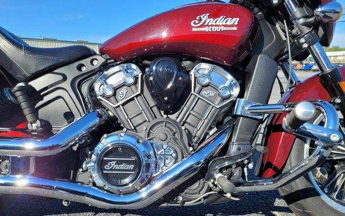 2021 Indian Motorcycle® Scout® ABS Maroon Metallic/Crimson Metallic
