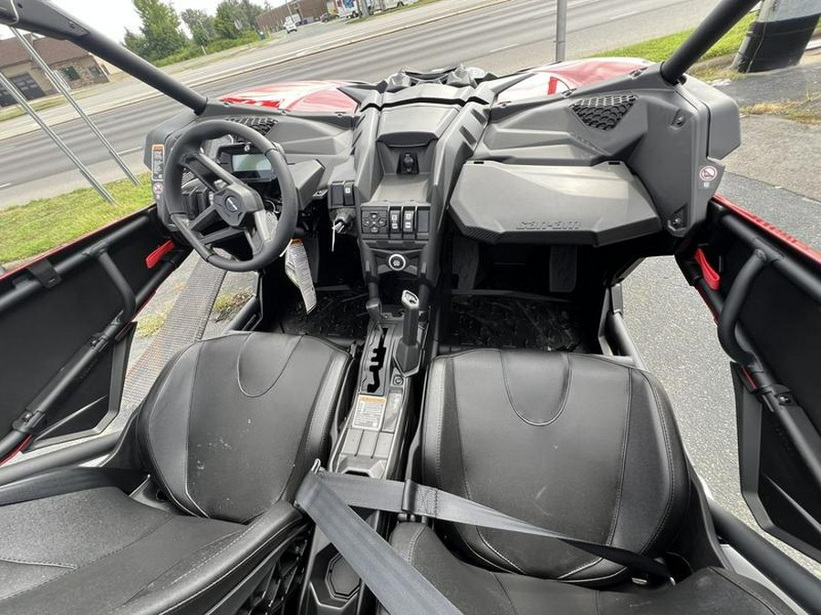 2025 Can-Am® Maverick X3 DS Turbo Fiery Red & Hyper Silver