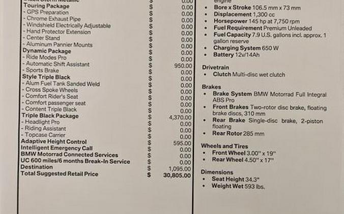 2026 BMW R 1300 GS Adventure