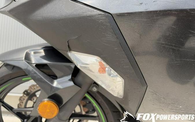 2023 Kawasaki Ninja® 400 Metallic Magnetic Dark Gray/Twilight Blue