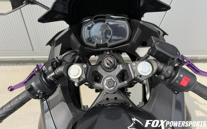 2023 Kawasaki Ninja® 400 Metallic Magnetic Dark Gray/Twilight Blue
