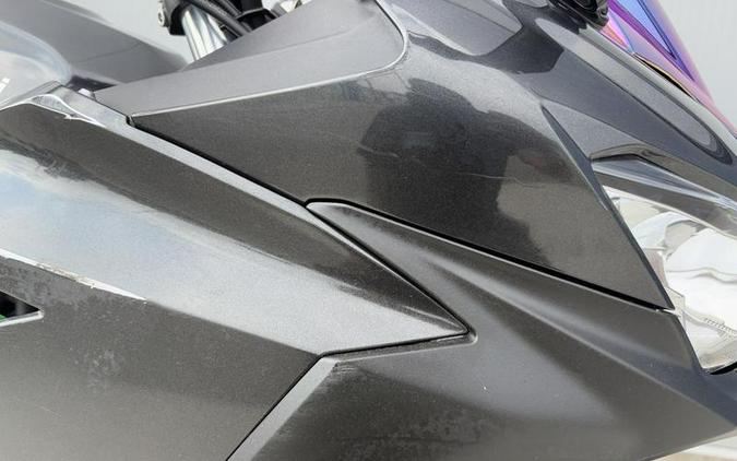 2023 Kawasaki Ninja® 400 Metallic Magnetic Dark Gray/Twilight Blue