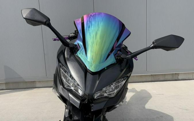 2023 Kawasaki Ninja® 400 Metallic Magnetic Dark Gray/Twilight Blue
