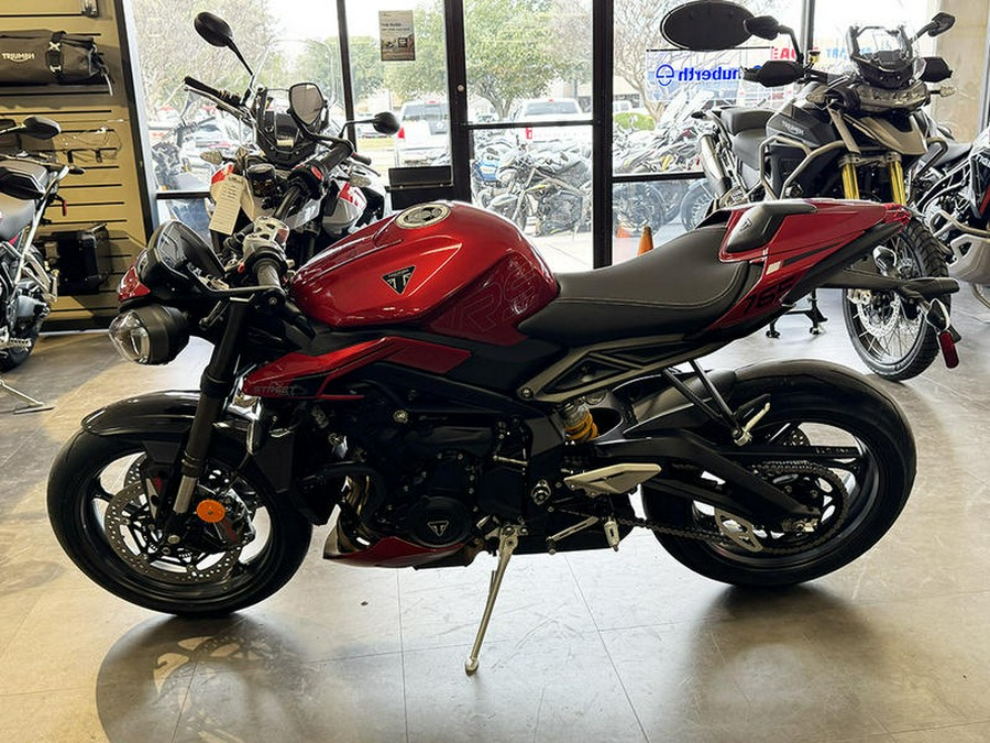 2025 Triumph Street Triple 765 RS Carnival Red
