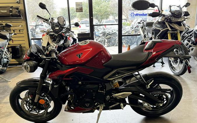 2025 Triumph Street Triple 765 RS Carnival Red