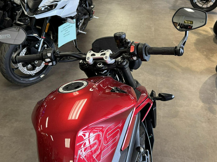 2025 Triumph Street Triple 765 RS Carnival Red