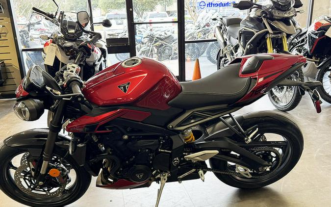 2025 Triumph Street Triple 765 RS Carnival Red