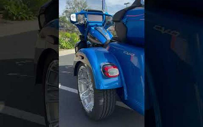 2026 CVO Street Glide 3 Limited in Electric Coast. #2026harleydavidson #cvotrike