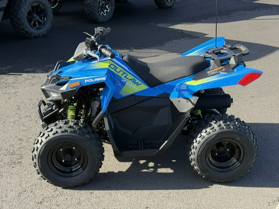 2026 Polaris Outlaw 70 EFI - VELOCITY BLUELIFTED LIME
