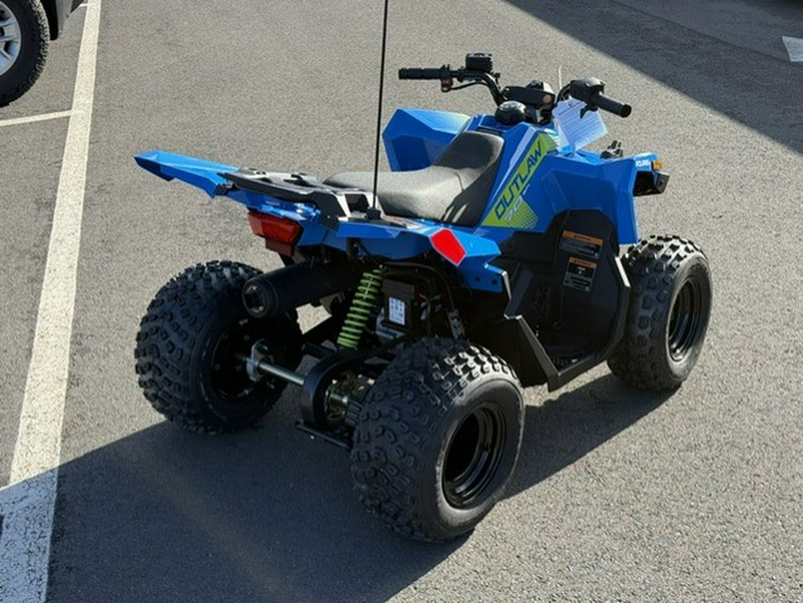 2026 Polaris Outlaw 70 EFI - VELOCITY BLUELIFTED LIME