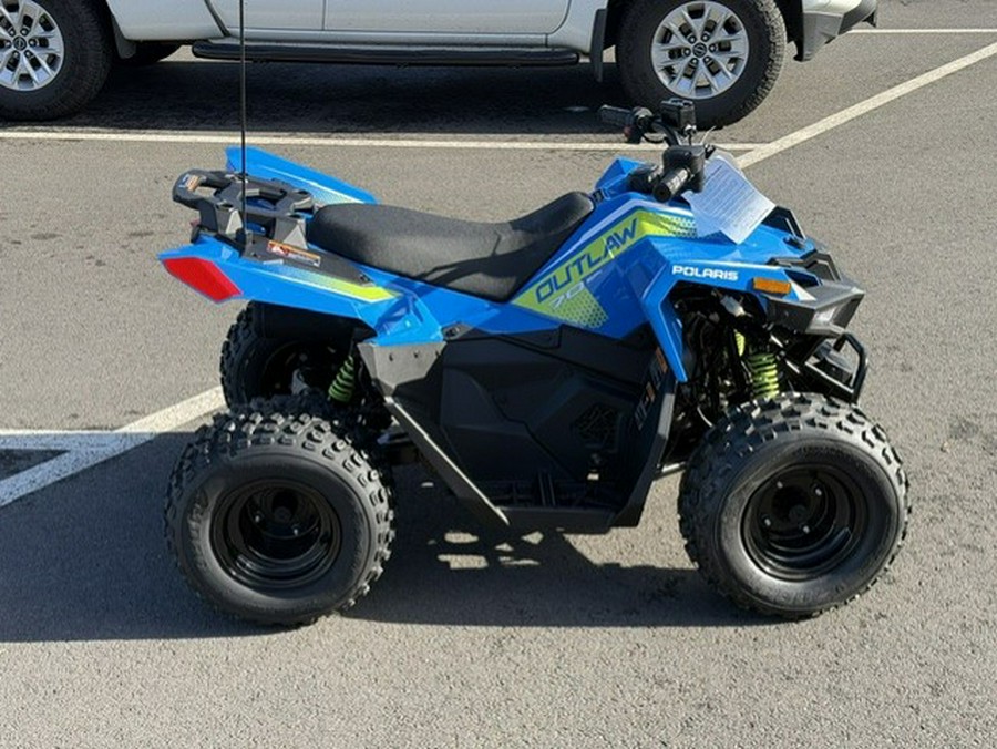 2026 Polaris Outlaw 70 EFI - VELOCITY BLUELIFTED LIME