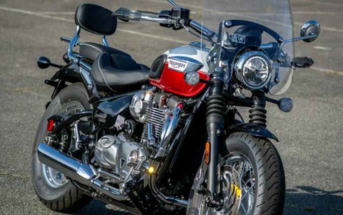 2025 Triumph Bonneville Speedmaster Snowdonia Cranberry Red