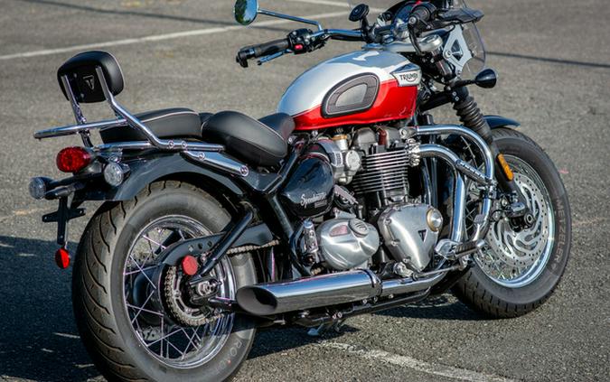 2025 Triumph Bonneville Speedmaster Snowdonia Cranberry Red