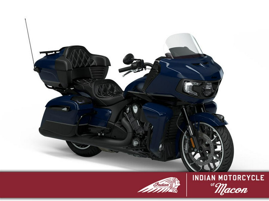 2024 Indian Motorcycle® Pursuit® Dark Horse® with PowerBand Audio Package Springfield Blue