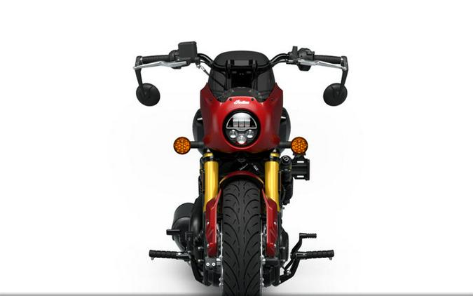 2025 Indian Motorcycle® 101 Scout® Sunset Red Metallic with Graphics