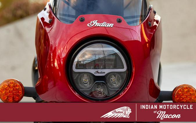 2025 Indian Motorcycle® 101 Scout® Sunset Red Metallic with Graphics