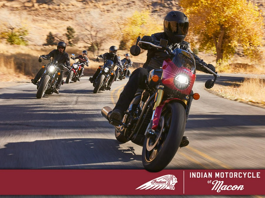2025 Indian Motorcycle® 101 Scout® Sunset Red Metallic with Graphics