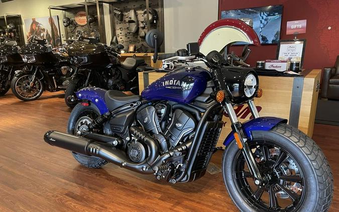 2025 Indian Scout Bobber Limited +Tech Spirit Blue Metallic