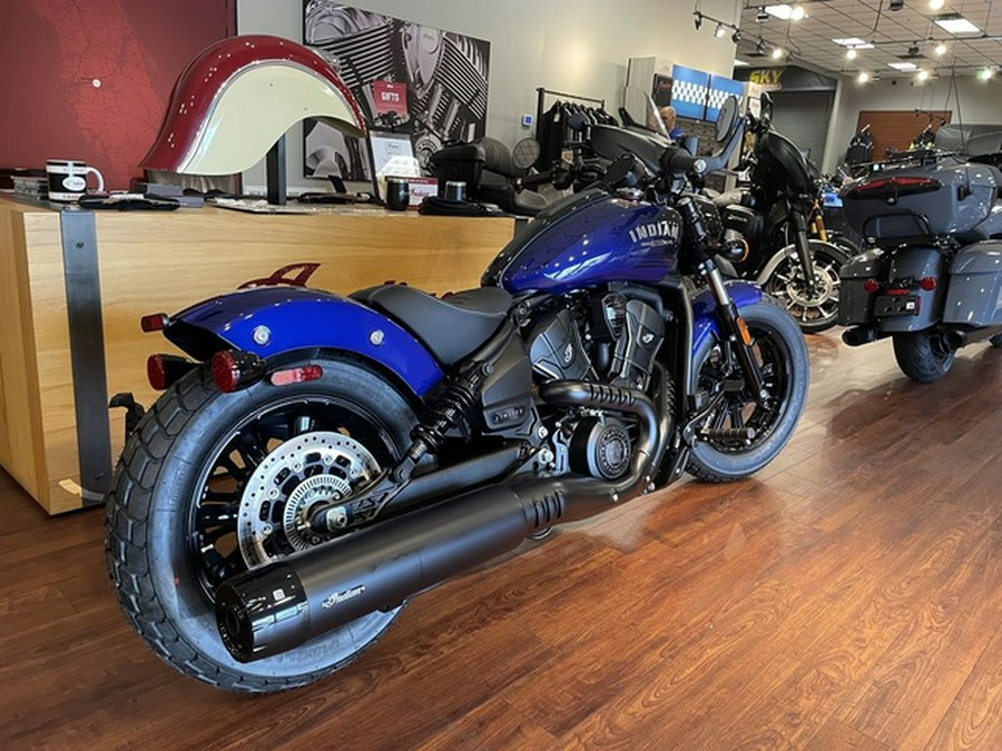 2025 Indian Scout Bobber Limited +Tech Spirit Blue Metallic