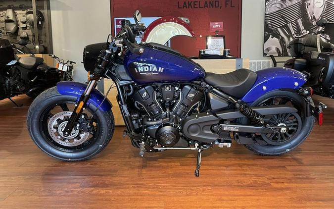 2025 Indian Scout Bobber Limited +Tech Spirit Blue Metallic