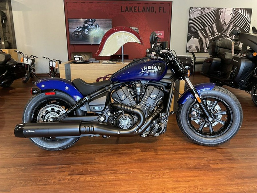 2025 Indian Scout Bobber Limited +Tech Spirit Blue Metallic