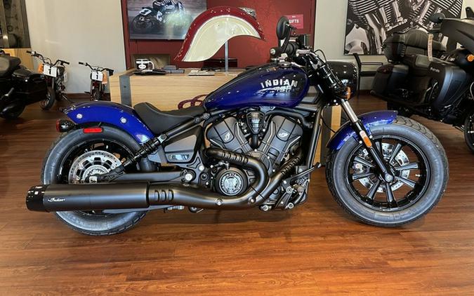 2025 Indian Scout Bobber Limited +Tech Spirit Blue Metallic