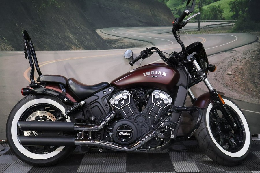 2021 Indian Motorcycle® Scout® Bobber ABS Maroon Metallic Smoke