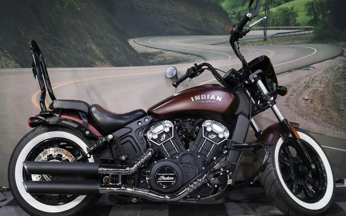 2021 Indian Motorcycle® Scout® Bobber ABS Maroon Metallic Smoke