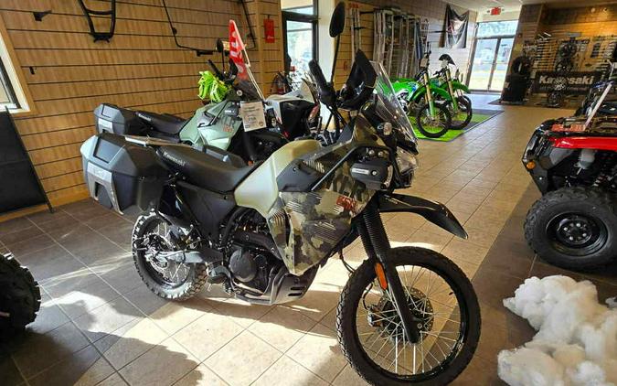2025 Kawasaki KLR®650 Adventure ABS Cypher Camo Beige