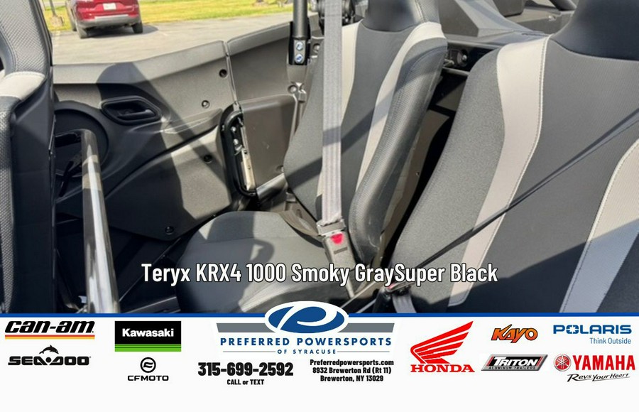 2026 Kawasaki Teryx KRX4 1000 Smoky Gray/Super Black