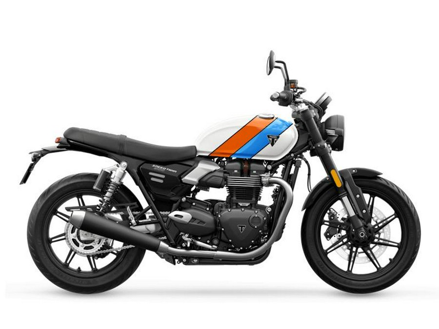 2026 Triumph Speed Twin 900 Pure White/Maui Blue/Tangerine Orange