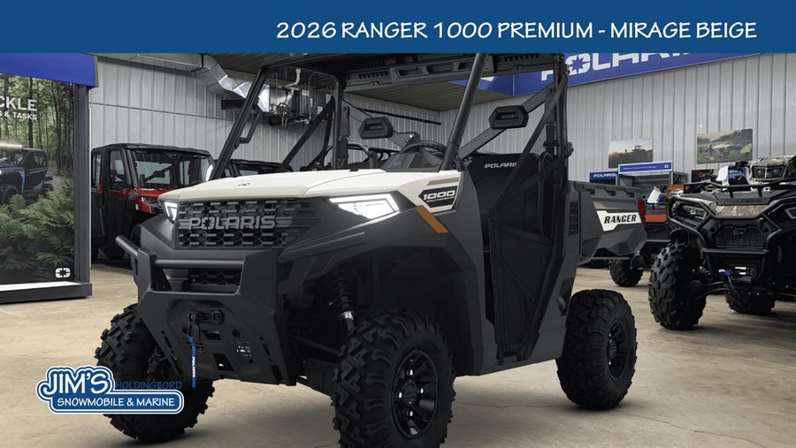 2026 Polaris Ranger® 1000 Premium - Mirage Beige