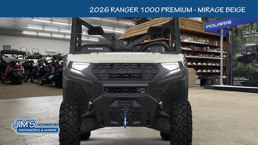 2026 Polaris Ranger® 1000 Premium - Mirage Beige