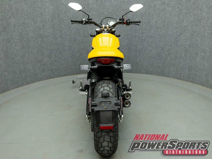 2019 DUCATI SCRAMBLER ICON 800 W/ABS