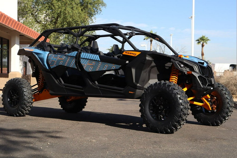 2026 Can-Am® Maverick X3 MAX RS Turbo Scandi Blue & Orange Crush