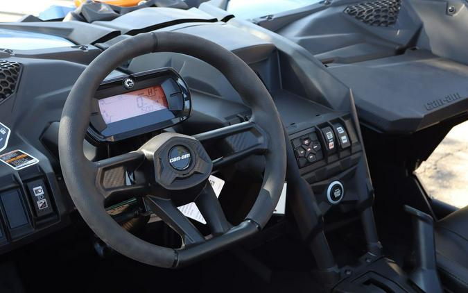 2026 Can-Am® Maverick X3 MAX RS Turbo Scandi Blue & Orange Crush