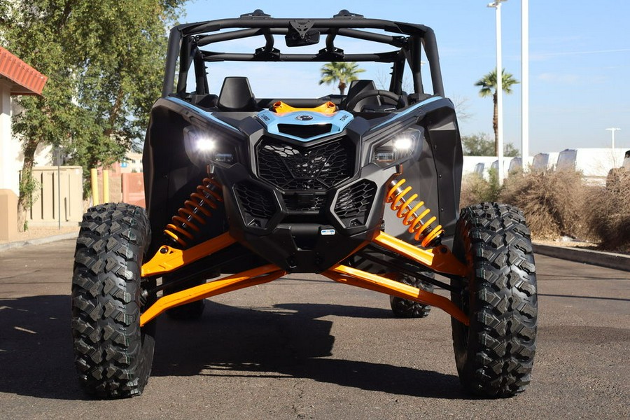 2026 Can-Am® Maverick X3 MAX RS Turbo Scandi Blue & Orange Crush