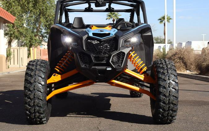2026 Can-Am® Maverick X3 MAX RS Turbo Scandi Blue & Orange Crush