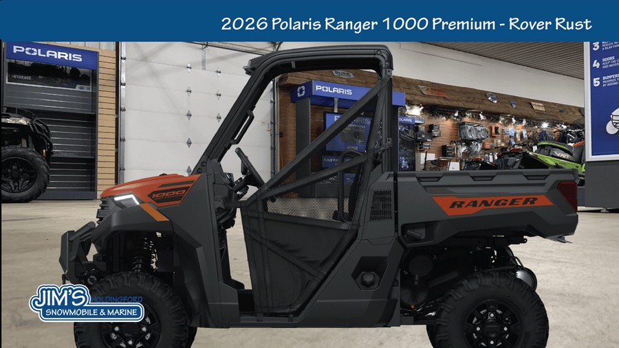 2026 Polaris Ranger 1000 Premium - Rover Rust
